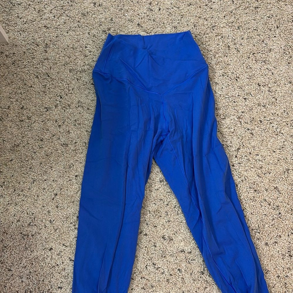 Crossover blue aerie leggings